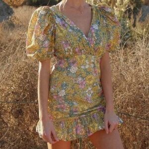 ANTHROPOLOGIE: RAHI Petra Retro Faux Wrap Dress